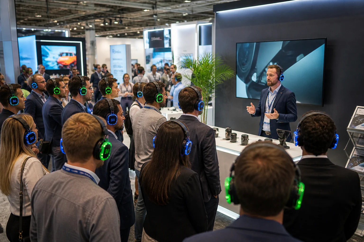 Messestand fuer SILENT NOVA Anwendungen